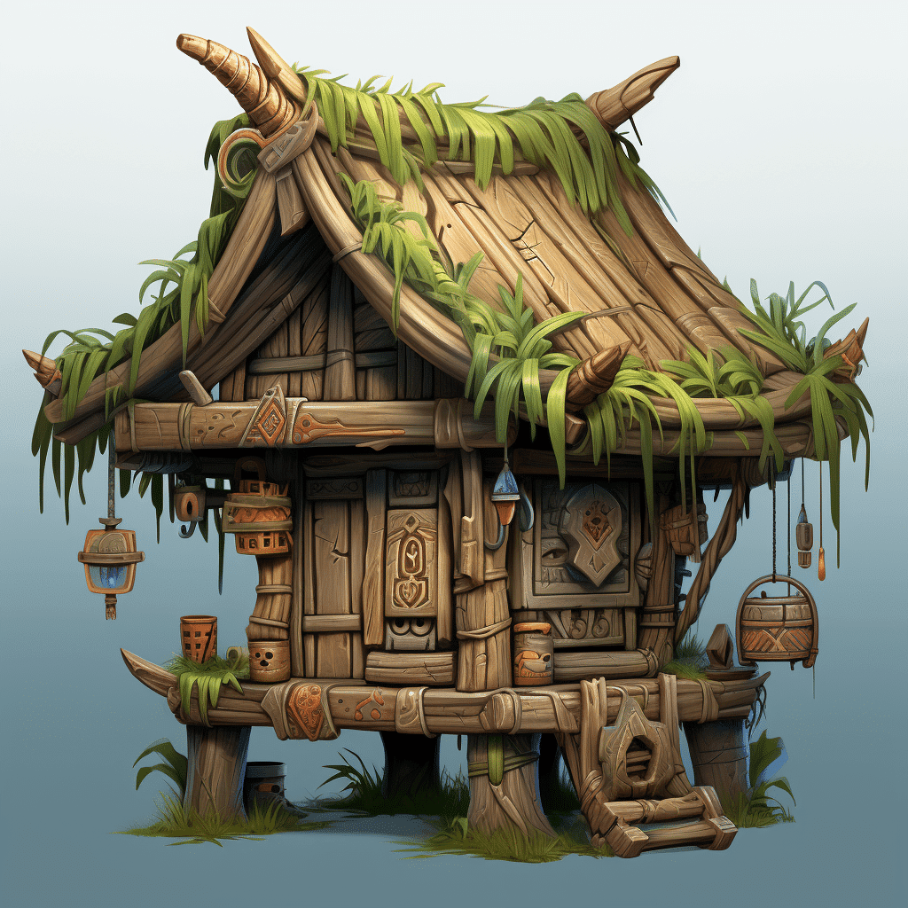 tiki huts