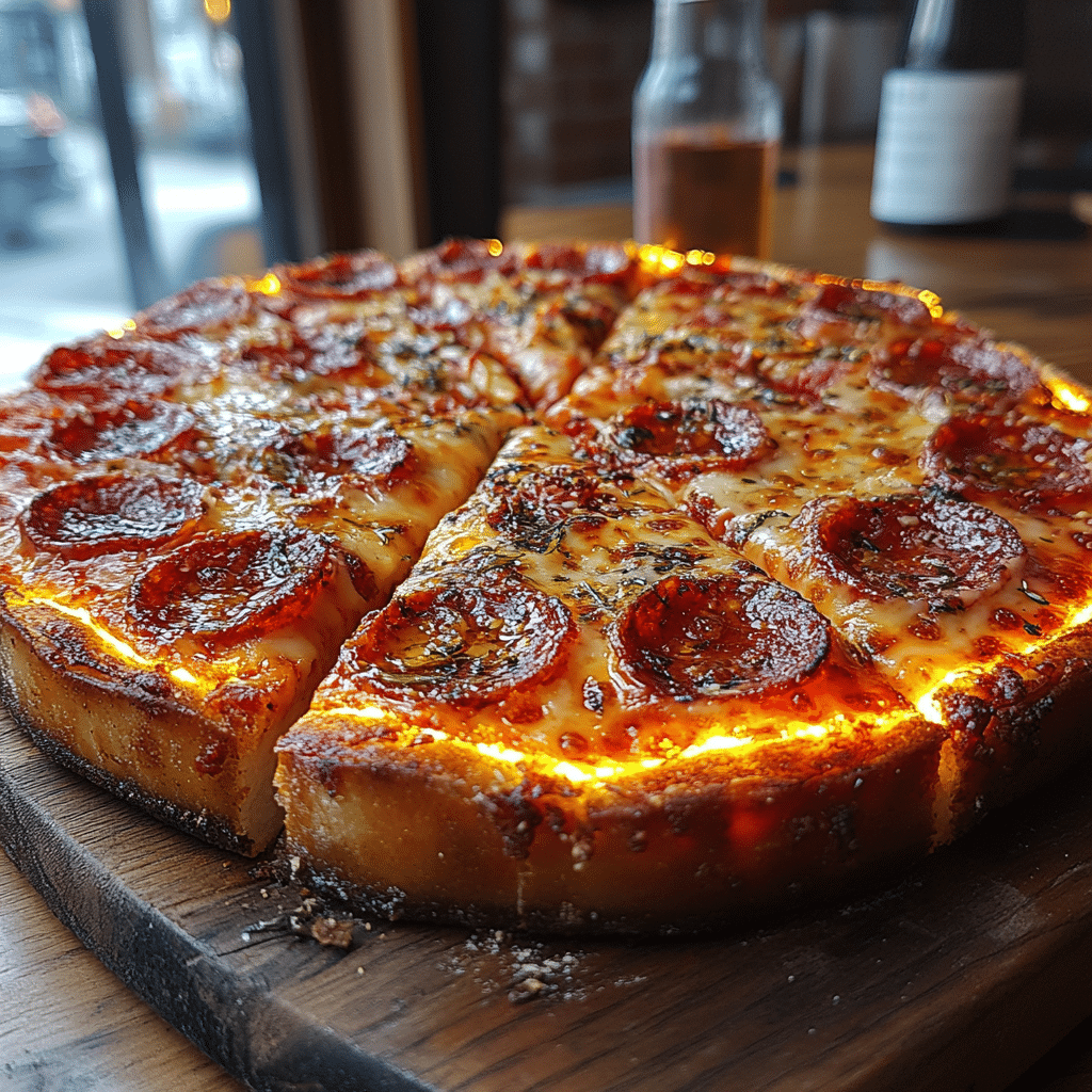 lit pizza