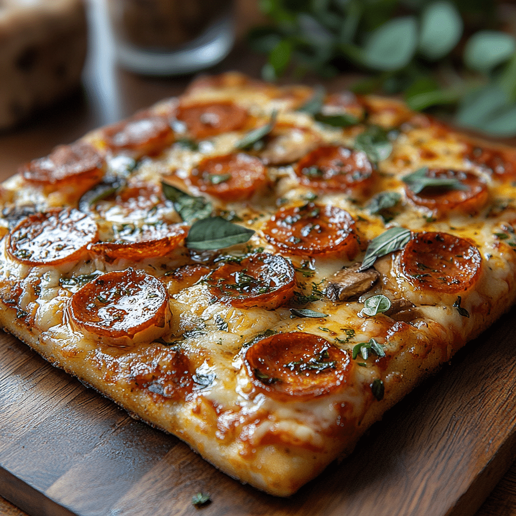 square pizza
