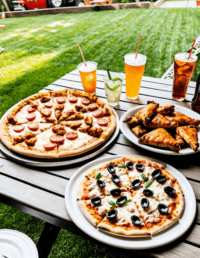 pizza and wings