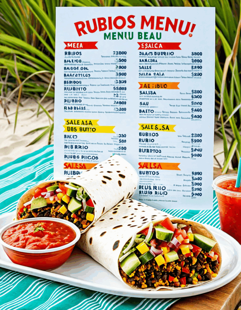rubios menu