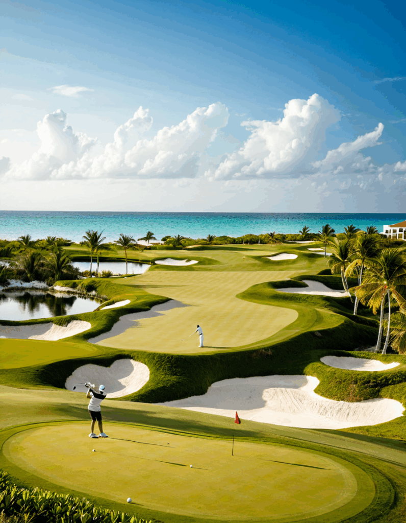secrets playa mujeres golf
