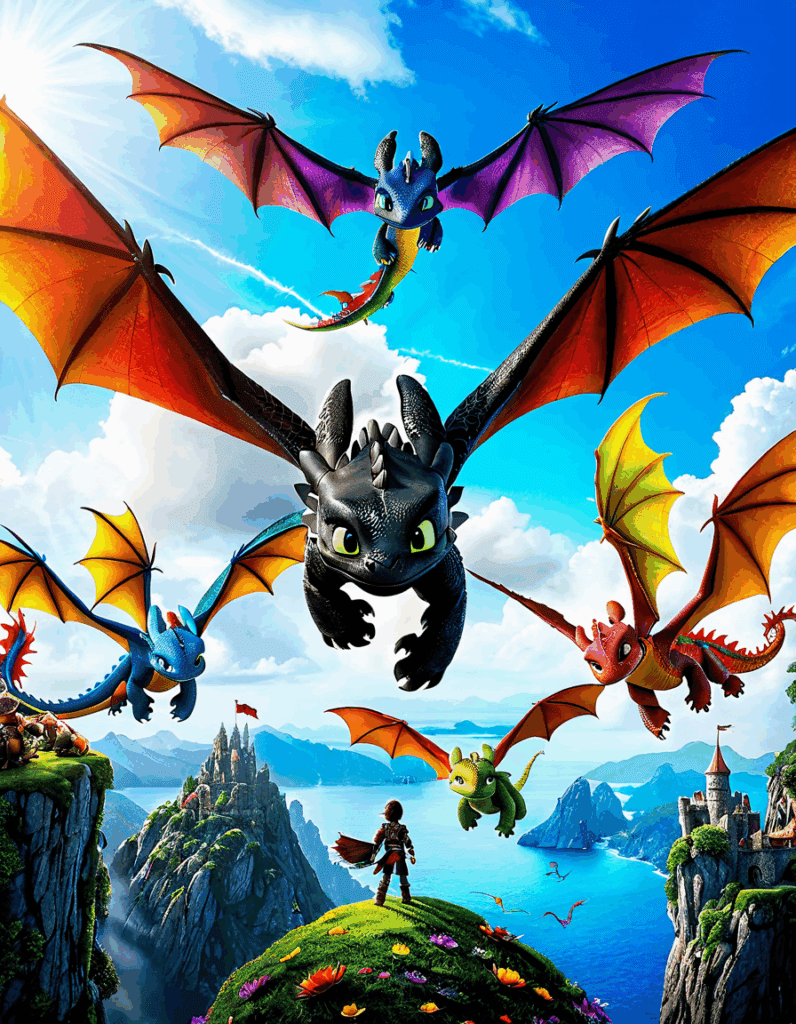 how to train your dragon 4 showtimes