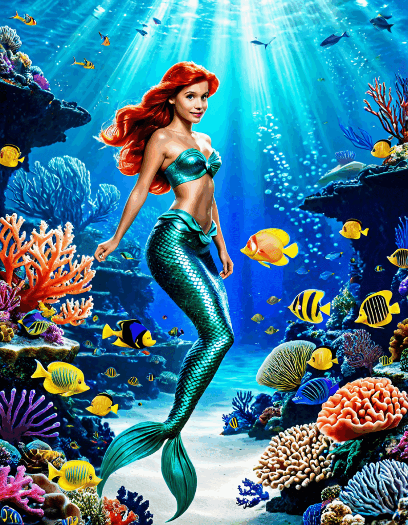 cast of the little mermaid 2025 film