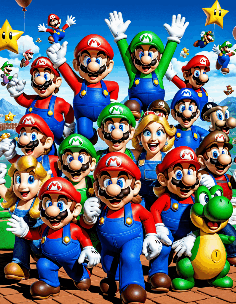 cast of the super mario bros movie