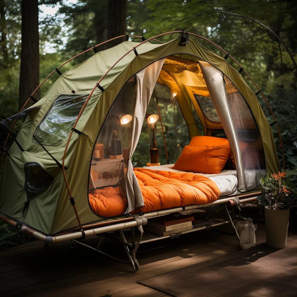 camping bed