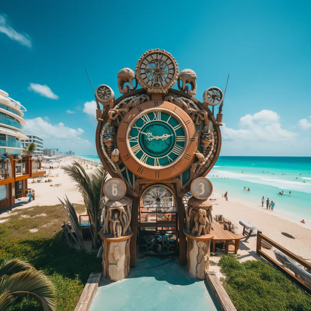 time in cancun