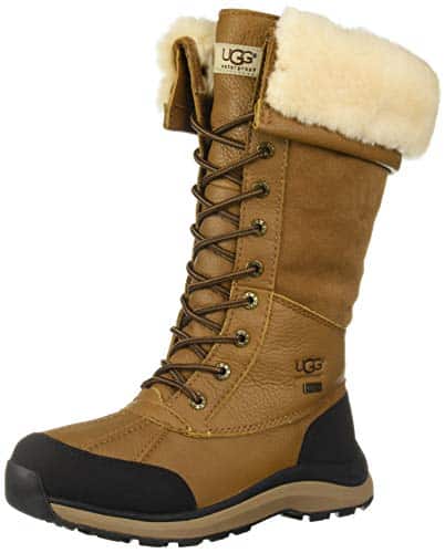 UGG Women's W ADIRONDACK BOOT TALL III Snow, chestnut,  US