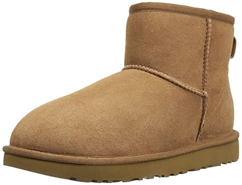 UGG womens Classic Mini Ii Boot, Chestnut,