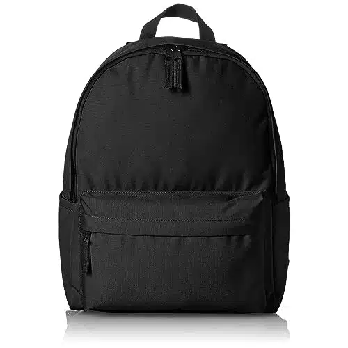 Amazon Basics Classic School Backpack   Black