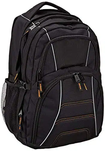 Amazon Basics Laptop Backpack Fits Up to Inch Laptops, Black