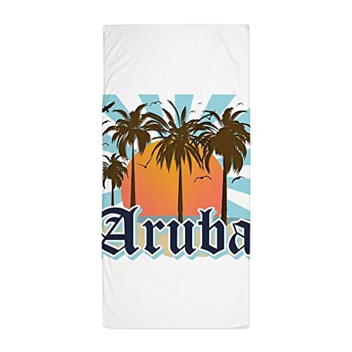 CafePress Aruba Caribbean Island Large Beach Towel, Soft Towel with Unique Design