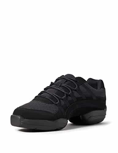 Capezio Unisex Rock It Dansneaker Dance Shoe, Dance Shoes With Cool Ventilated Arch & Modern Design For Many Styles Of Dance,Shoes Women & Men Can Wear For Studio Practice & On Stage Black,