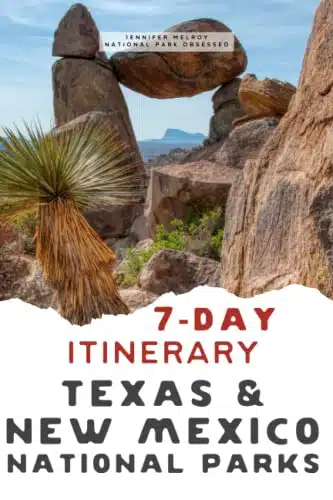 Day Texas and New Mexico National Parks Itinerary Your Guide to Big Bend National Park, Carlsbad Caverns National Park, Guadalupe Mountains ... Park (Day National Park Itineraries)