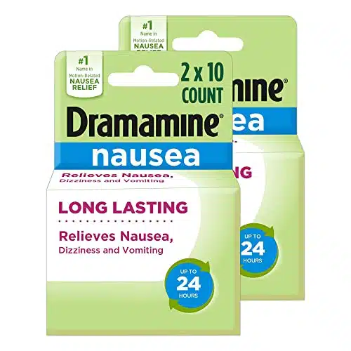 Dramamine Nausea Long Lasting, Nausea Relief, Count, Pack