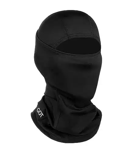 GOT Sports UPF + Balaclava   Ski Face Mask for Men Women   Sun, Wind, Dust, Protection for Skiing, Airsoft, Motorcycle Mask (Black)