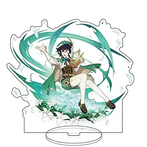 Genshin Impact Acrylic Stand Figure Standee Character Decorations (Venti)