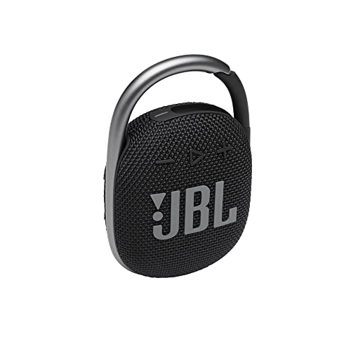 JBL Clip Portable Speaker with Bluetooth, Built in Battery, Waterproof and Dustproof Feature Black (JBLCLIPBLKAM)