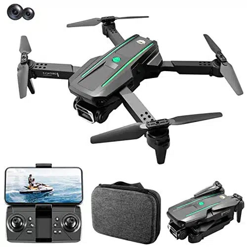 LADIGASU Drone With Camera, Drone With Dual P HD FPV Camera Remote Control Toys Gifts For Boys Girls With Altitude Hold Headless Mode Start Speed Adjustment