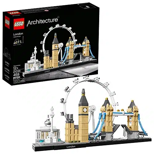LEGO Architecture London Skyline Collection Building Set Model Kit and Gift for Kids and Adults (pieces)