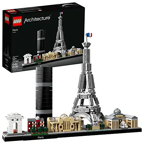 LEGO Architecture Skyline Collection Paris Skyline Building Kit With Eiffel Tower Model and other Paris City Architecture for build and display (Pieces)