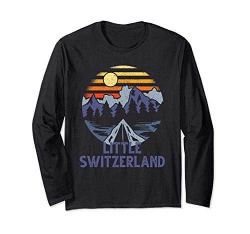 Little Switzerland, North Carolina Blue Ridge Mountains NC Long Sleeve T Shirt