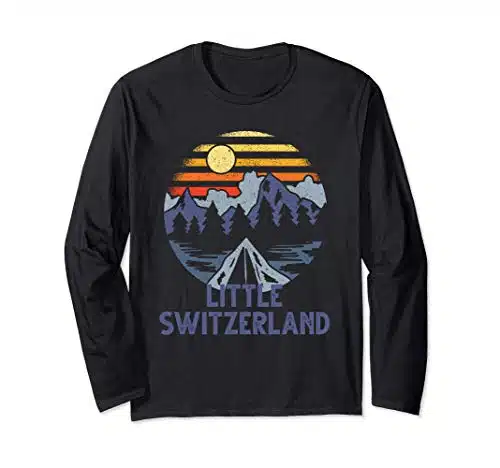 Little Switzerland, North Carolina Blue Ridge Mountains NC Long Sleeve T Shirt