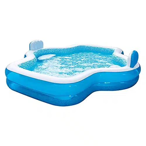 Members Mark Elegant Family Pool Feet Long Inflatable Seats with Backrests. New Version
