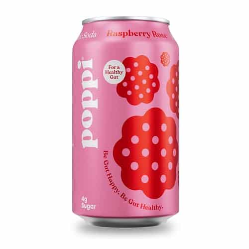 Poppi Raspberry Rose Prebiotic Soda, Fl Oz