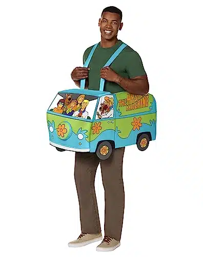 Spirit Halloween Scooby Doo Adult Mystery Machine Ride Along Costume  Officially licensed  D Costume