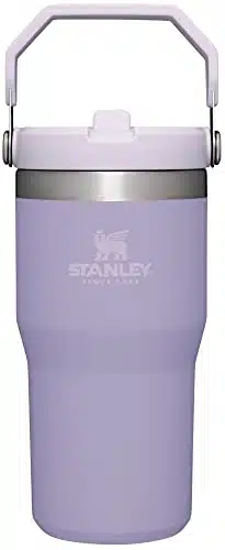 Stanley IceFlow Stainless Steel Tumbler   Vacuum Insulated Water Bottle for Home, Office or Car   Reusable Cup with Straw Leakproof Flip   Cold for Hours or Iced for Days (Lavender)