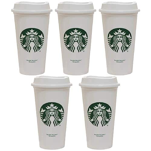 Starbucks Set of oz Reusable Hot Cups with Lid