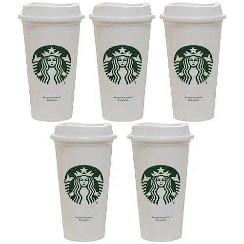 Starbucks Set of oz Reusable Hot Cups with Lid