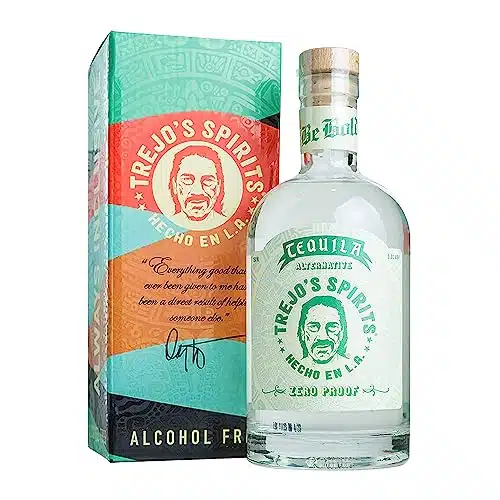 Trejo's Spirits Tequila Alternative   Non Alcoholic Spirit   Zero Proof, Authentic Flavor, Natural Ingredients   Alcohol Free Drinks with Zero Calorie (Pack of )