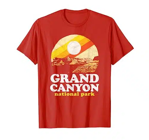 Vintage Grand Canyon Retro Eighties Sunset Graphic T Shirt