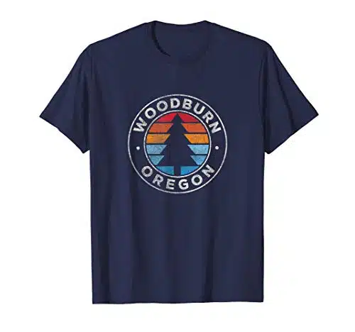 Woodburn Oregon OR Vintage Graphic Retro s T Shirt