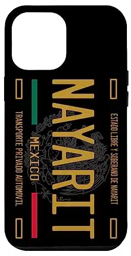 iPhone Pro Max Nayarita Nayarit License Plate Phone Case