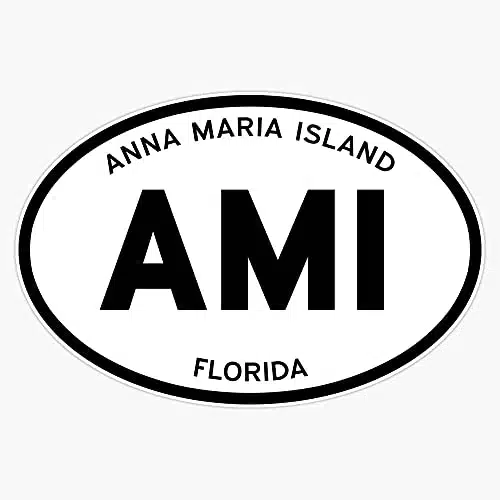 Ami, Anna Maria Island, Florida Vinyl Decal Bumper Sticker