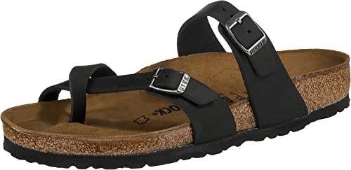 BIRKENSTOCK Women's Mayari Sandal,Black Birko flor,EU US