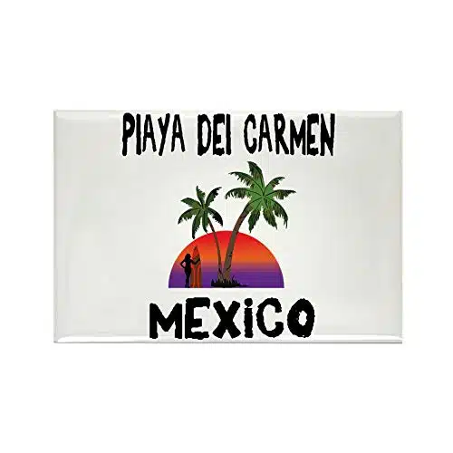 CafePress Playa Del Carmen Mexico Magnets Rectangle Magnet, xRefrigerator Magnet