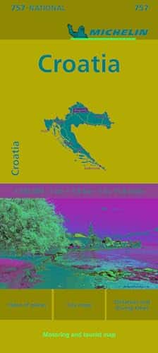 Croatia Map (MapsCountry (Michelin))