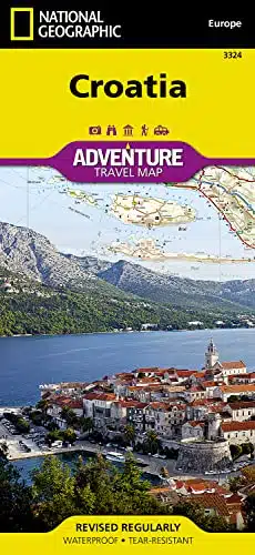 Croatia Map (National Geographic Adventure Map, )