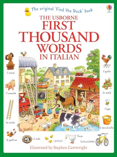 First Thousand Words In Italian Usborne New Edition