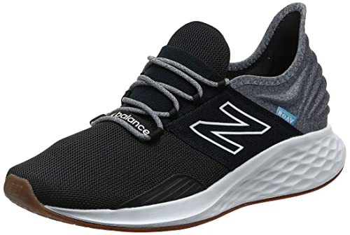 New Balance Men's Fresh Foam Roav VSneaker, BlackLight Aluminum, US
