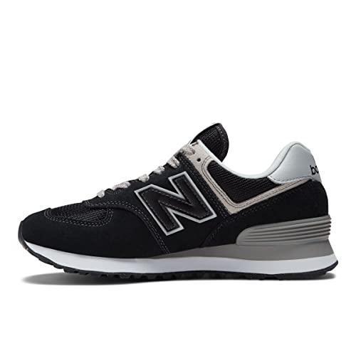New Balance Women's Core Sneaker, BlackWhite,