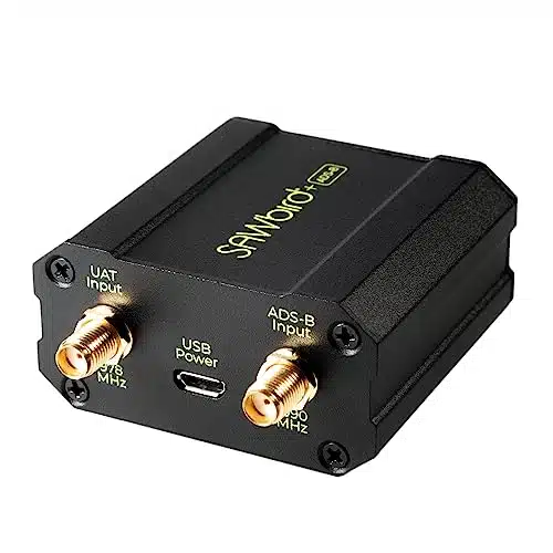 Nooelec SAWbird+ ADS B Premium, Dual Channel, Cascaded Ultra Low Noise Amplifier (LNA) & Filter Module for Airplane Tracking Applications. Hz (ADSB) and Hz (UAT) Center Frequencies