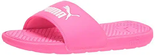 PUMA womens Cool Cat Slide Sandal, Knockout Pink puma White,