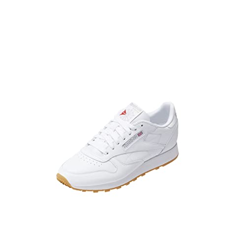 Reebok unisex adult Classic Leather Sneaker, Ftwr WhitePure Grey Rubber Gum , omen en US
