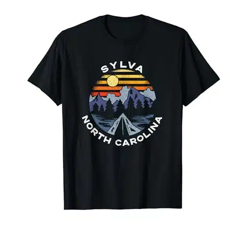 Sylva North Carolina Mountains Vacation Souvenir T Shirt
