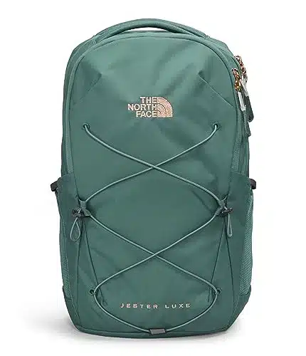 THE NORTH FACE Women's Jester Commuter Laptop Backpack, Dark SageBurnt Coral Metallic, One Size